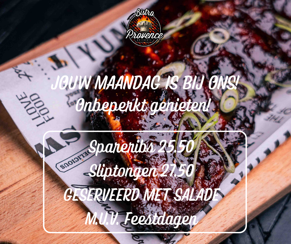 Maandag onbeperkt eten